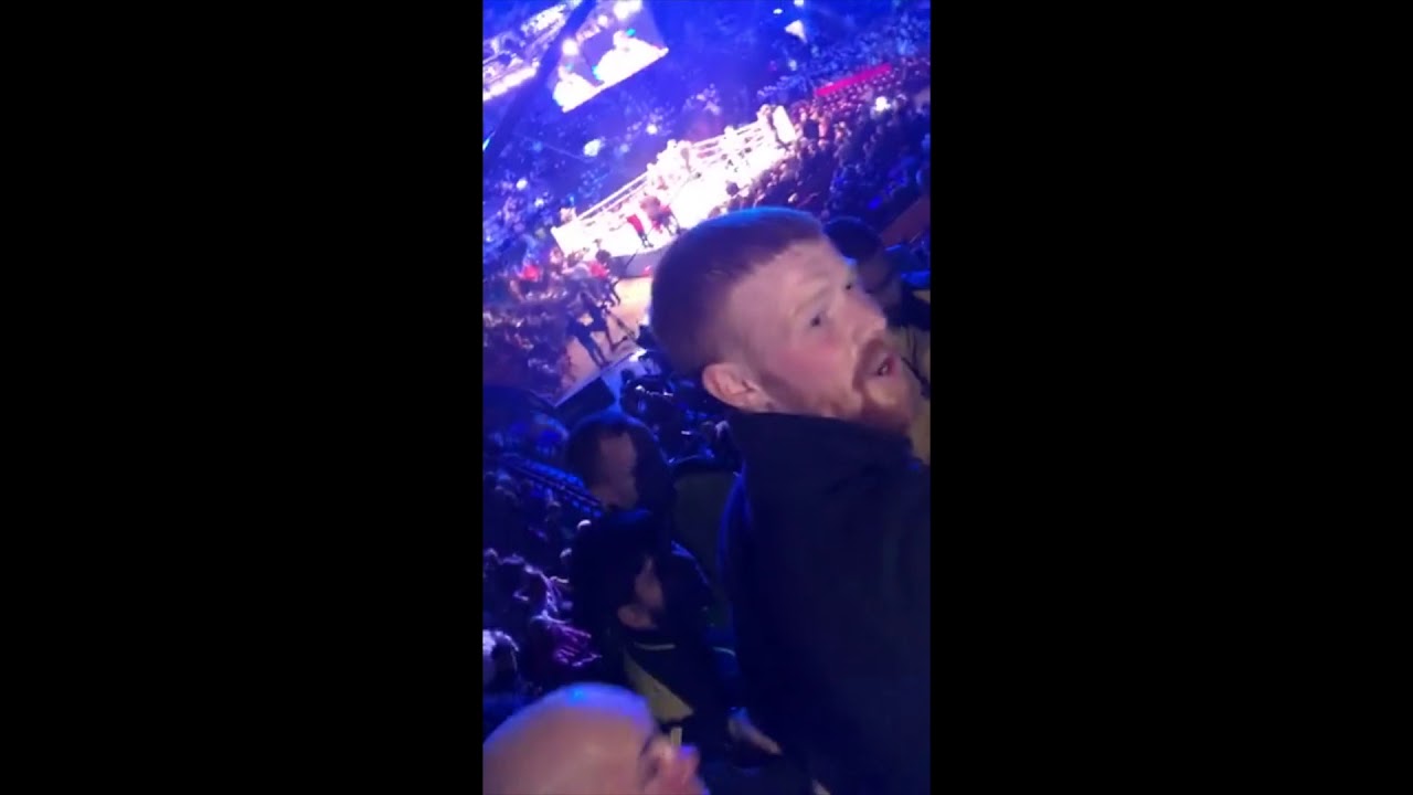 Man Ejected from British boxing title fight for wearing a Union Jack Waistcoat!!