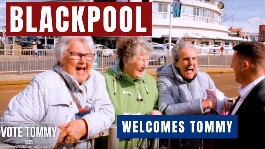 Tommy Robinson MEP Campaign in Blackpool