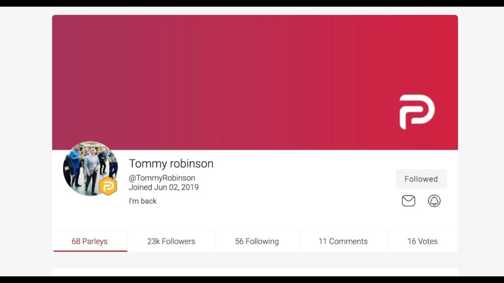 Join Tommy On Parler A Free Speech Alternative To Twitter