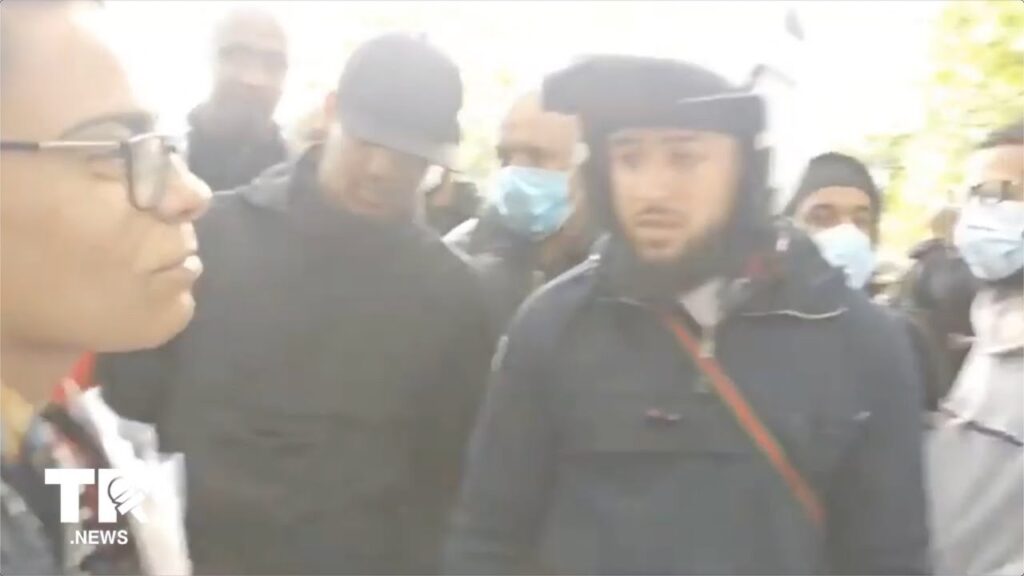 Tommy Robinson out to support Hatun at Speakers Corner