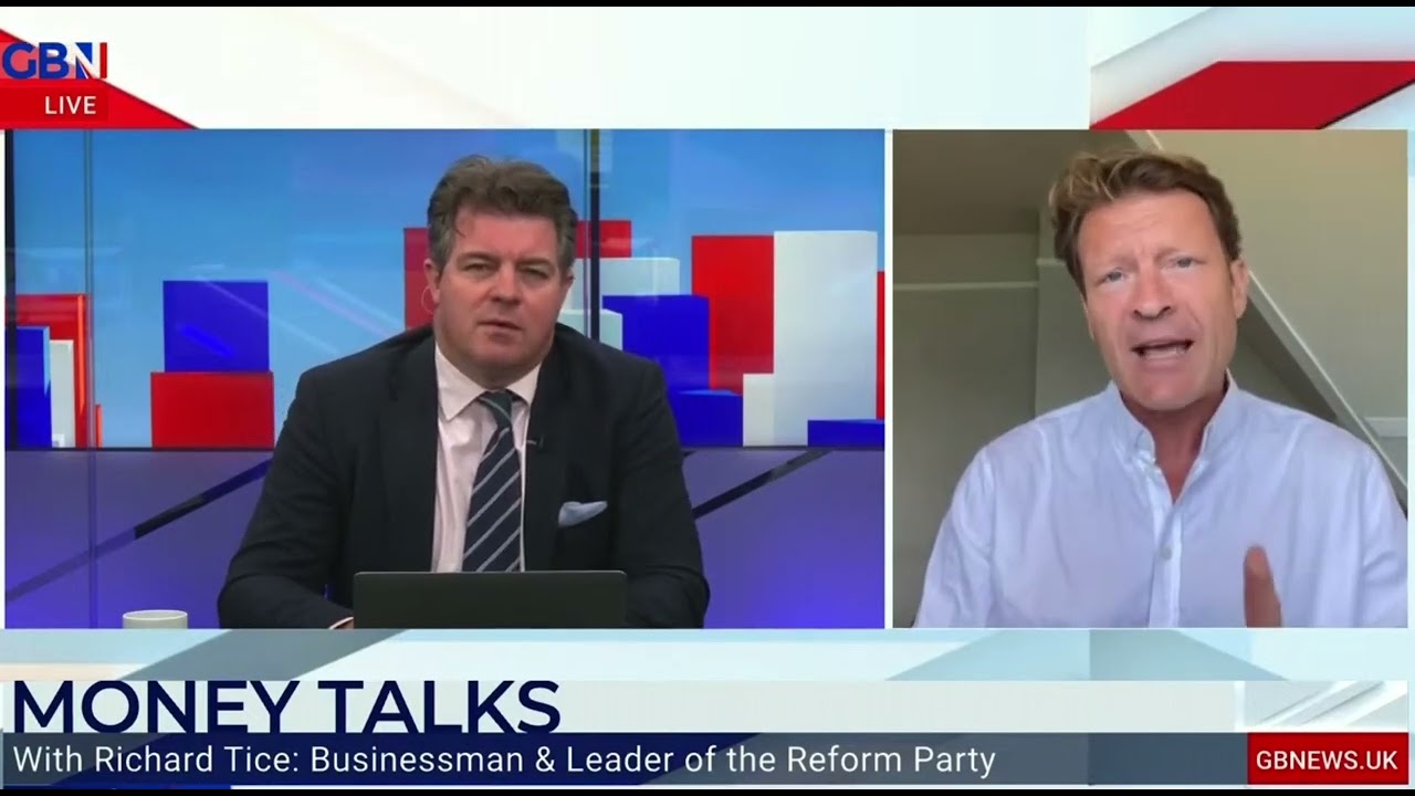 Richard Tice on GB News discussing our new Emergency Energy Plan