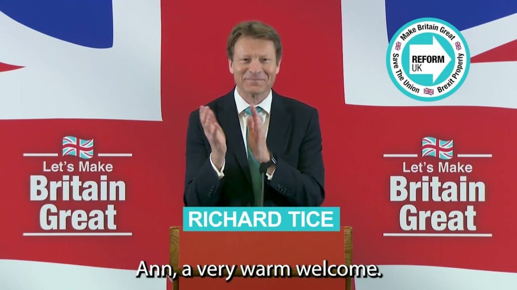 RICHARD TICE | Reform UK Press Conference | The Band Reforms
