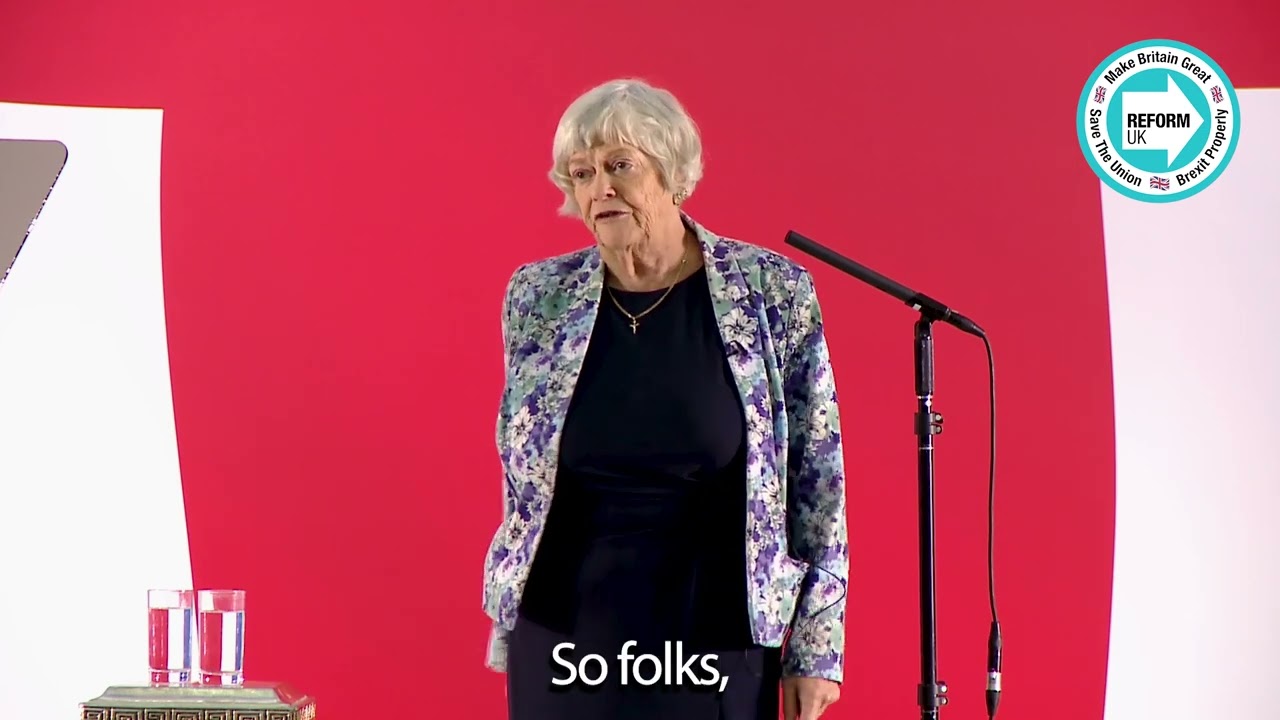 Reform UK Will Govern | Ann Widdecombe | Reform UK Spring Rally