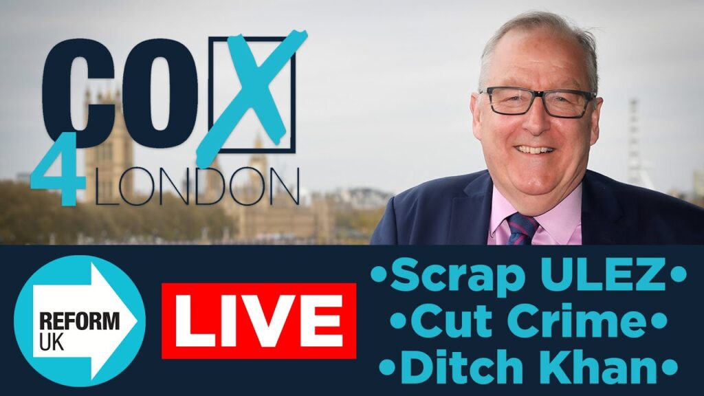 1315 – LIVE | SCRAP THE ULEZ! | London Mayoral Candidate Howard Cox Takes More Questions