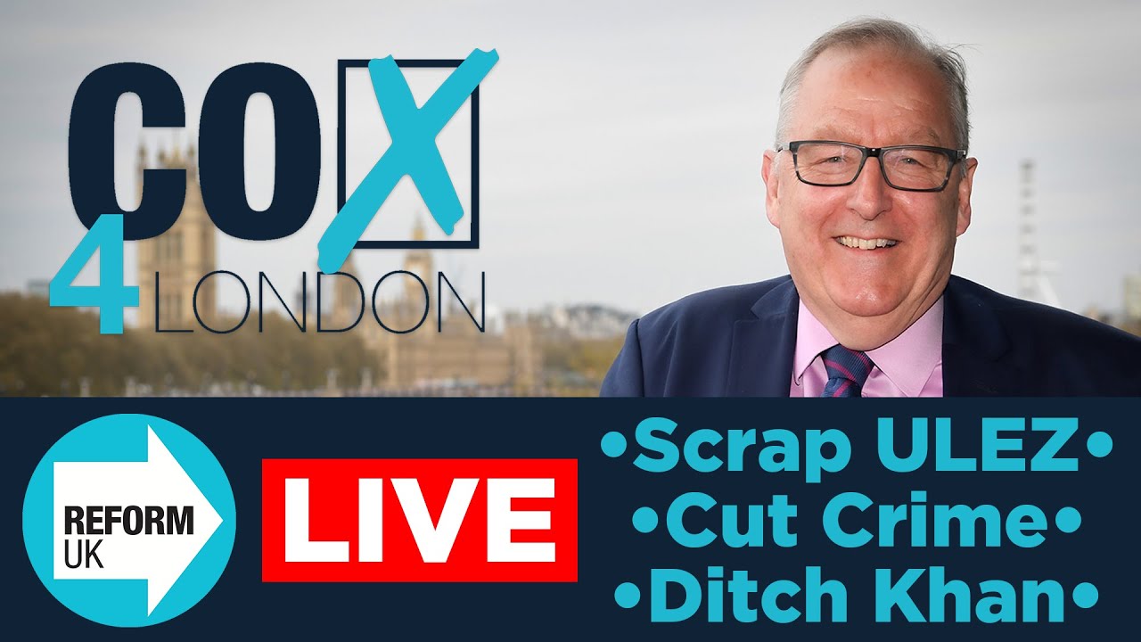 1315 – LIVE | SCRAP THE ULEZ! | London Mayoral Candidate Howard Cox Takes More Questions