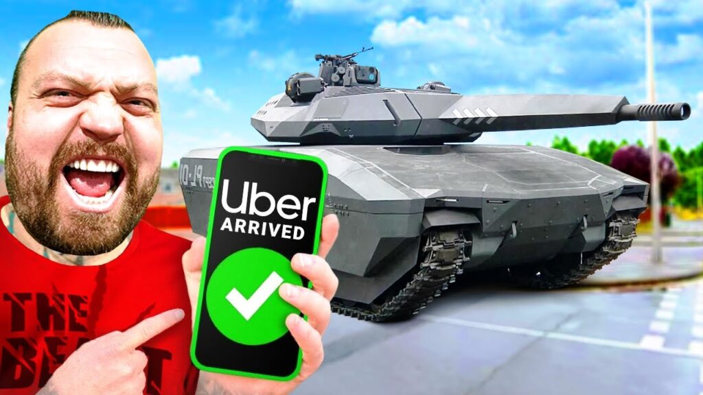 UBER DRIVER IN A TANK PRANK!!! – Eddie Hall