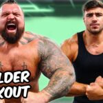 How Much Can TOMMY FURY LIFT?!?! (Shoulder Workout)