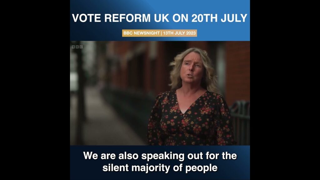 Reform UK is the voice of the ordinary working people and the politically homeless