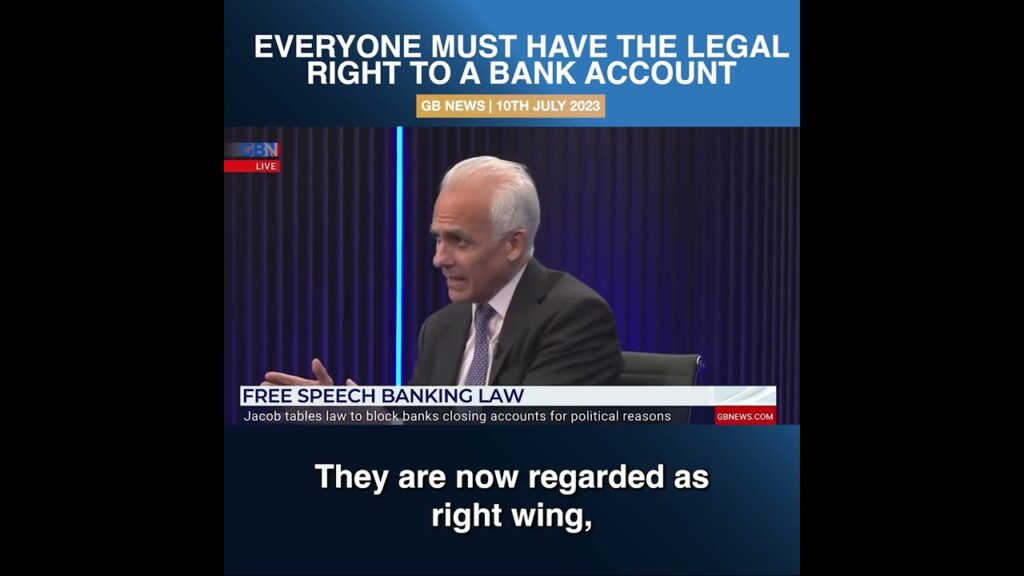 Only Reform UK will ensure everyone has the legal right to a bank account.
