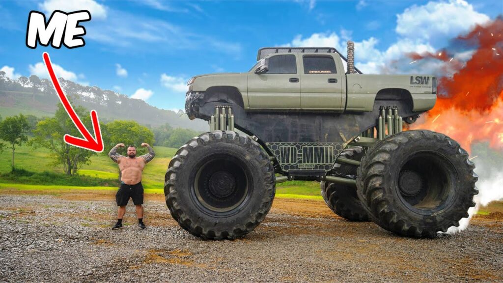 Driving The World’s BIGGEST MONSTER TRUCK! ft. WhistlinDiesel