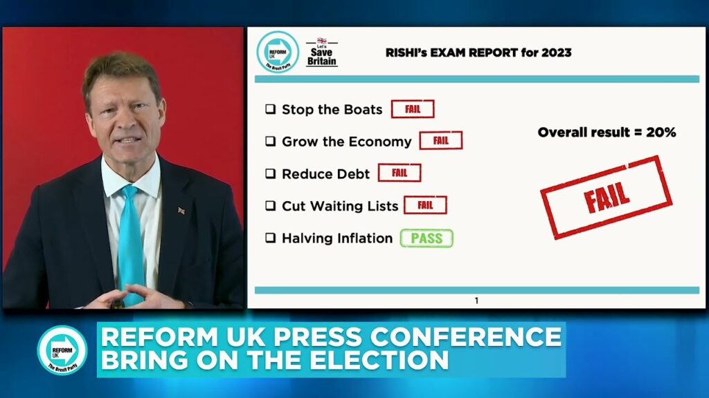 ‘There will be no deals. We stand everywhere’ – Richard Tice sends message to Sunak