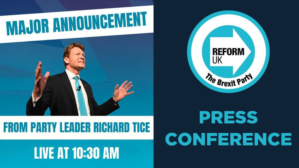 Reform UK MAJOR ANNOUNCEMENT