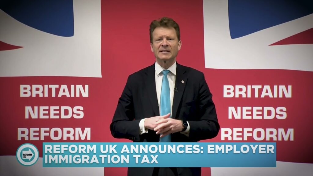 Reform UK’s leader, Richard Tice, explains the basic principles of the party’s Employer Immigration