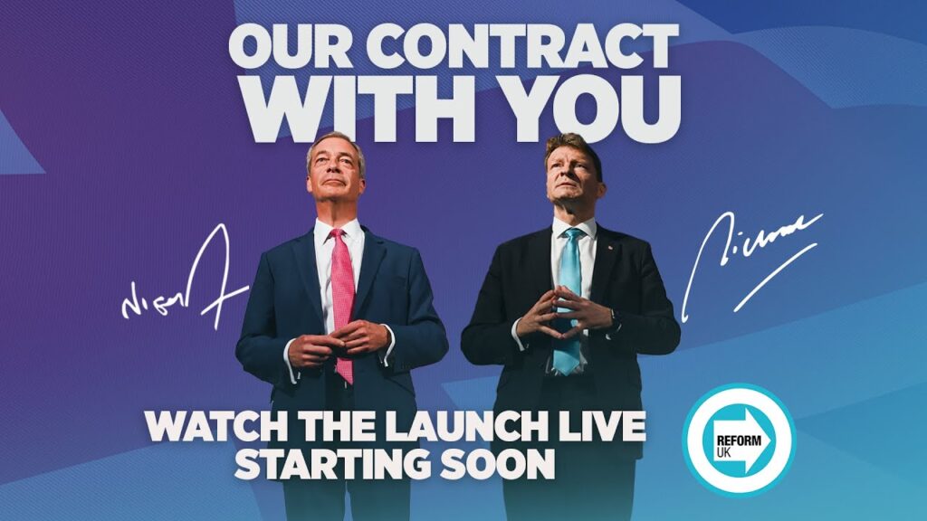 LIVE: Reform launches Our Contract with You from the Labour heartlands