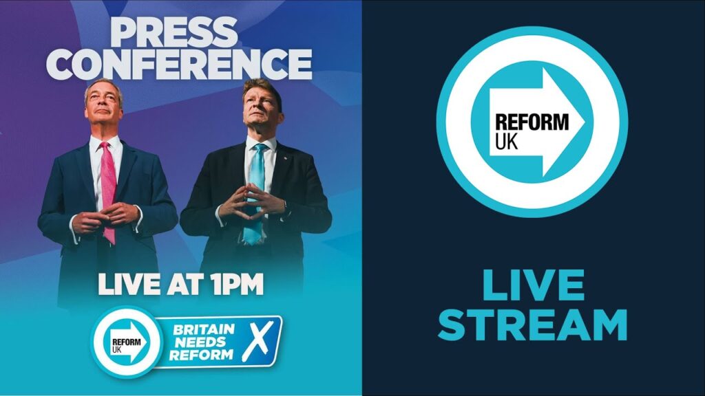 PRESS CONFERENCE: Reform UK is now the real opposition.