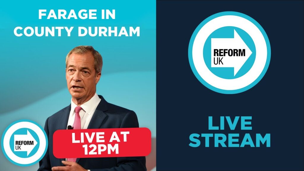 Farage in County Durham