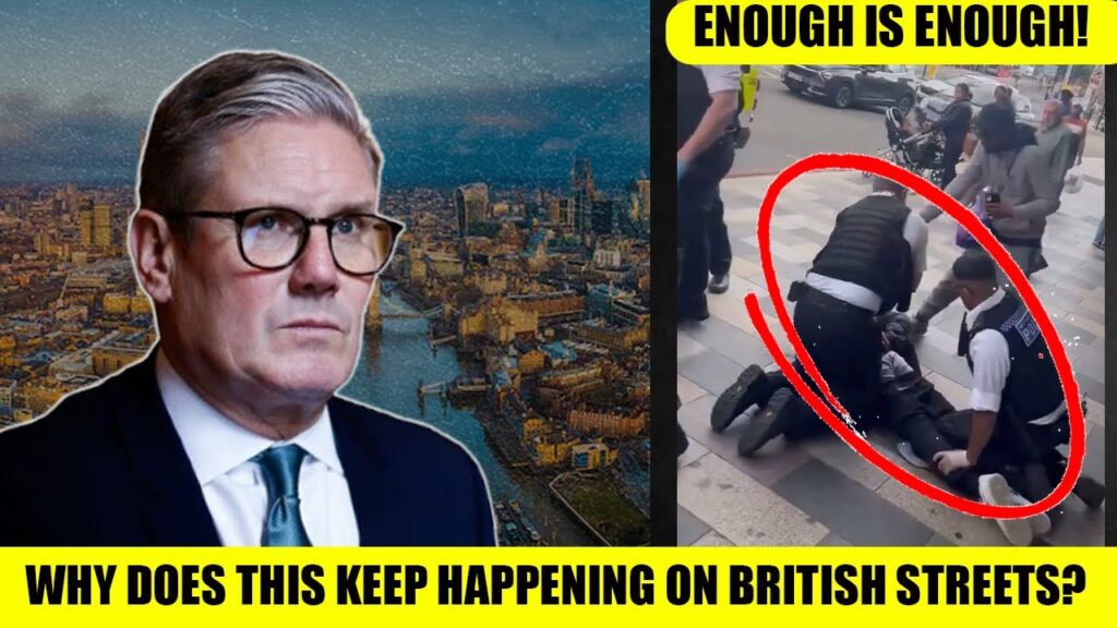 SHOCKING Footage Shows Knife Wielding Illegal Immigrant Detained On UK Streets!