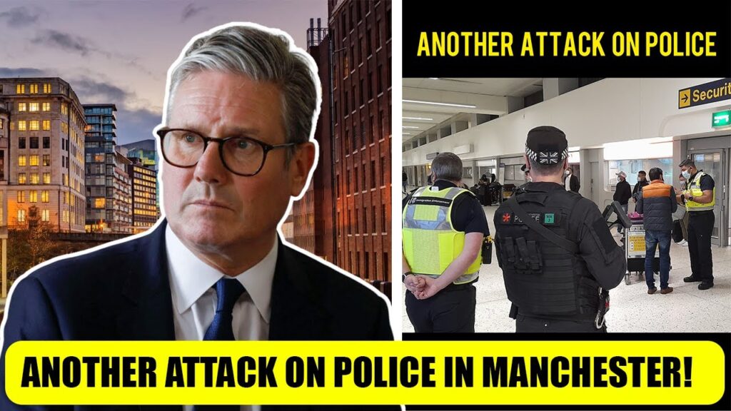 MASS Attack On Police Officers In Manchester Airport…. AGAIN!