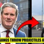 DISGRACE As African Gangs Throw Projectiles At British Police!