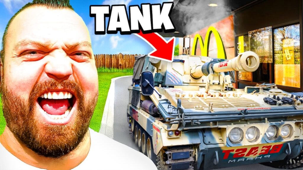Taking my TANK To McDonald’s – Drive-Thru! (STAFF LOSE IT!)