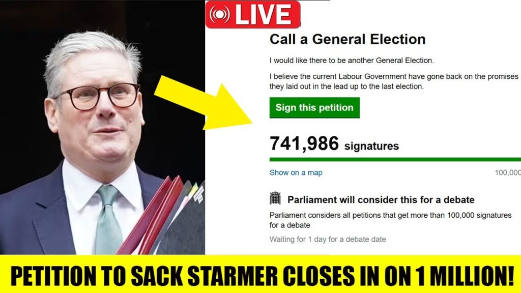 🚨WATCH As Petition To SACK Starmer Closes In On 1 Million!