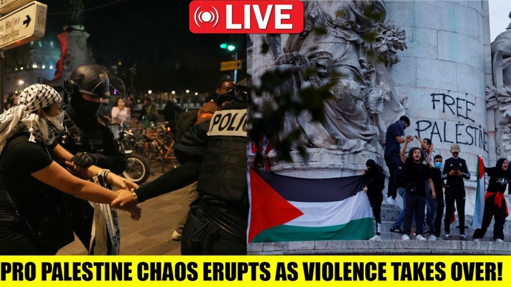 🚨Pro Palestine CHAOS Erupts As VIOLENCE Takes Over!