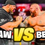 Eddie Hall vs Brian Shaw | FULL Arm Wrestling Match ft. DEVON LARRATT