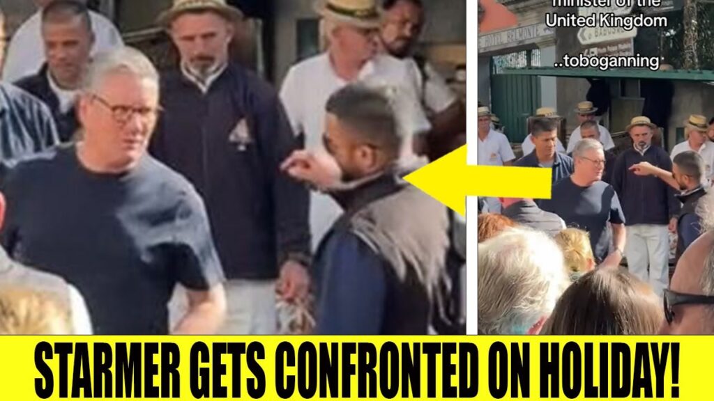 WATCH AS Starmer Gets CONFRONTED & ABUSED By Angry Brits In Madeira!