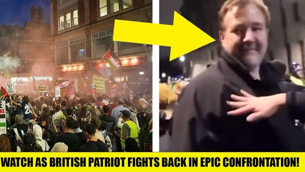 British Patriot CHASES Islamic Thugs Out In CHAOTIC CONFRONTATION!