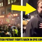 British Patriot CHASES Islamic Thugs Out In CHAOTIC CONFRONTATION!