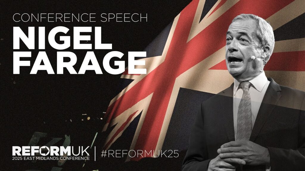 Nigel Farage Speech at Reform UK East Midlands Conference