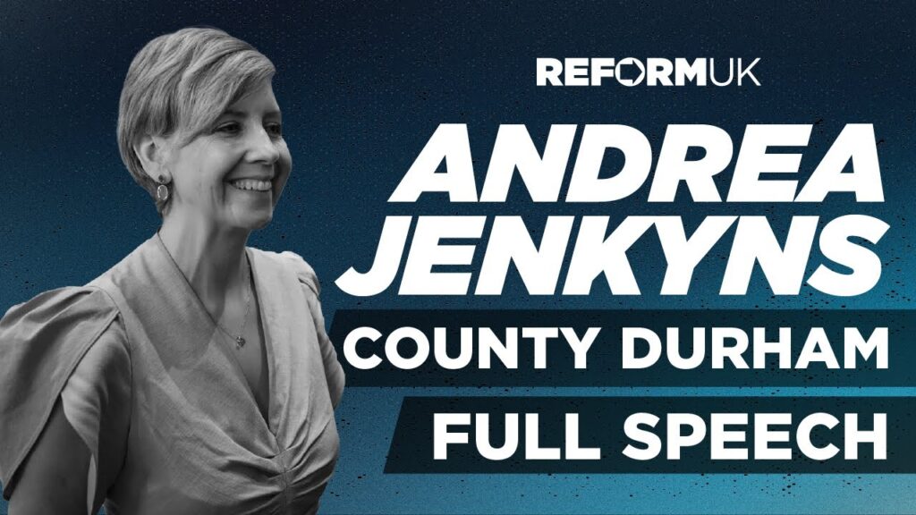 Andrea Jenkyn Full Speech | Reform UK 2025 County Durham Conference