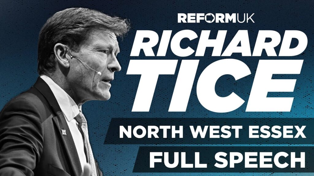Richard Tice Full Speech | Reform UK 2025 North West Essex Rally