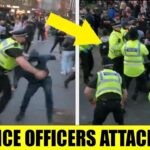 Complete Chaos Erupts At UKIP Rally As Police ATTACKED By Counter Protest!