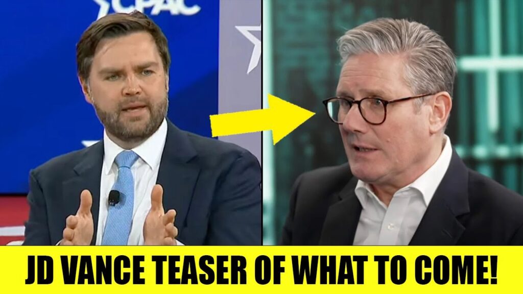 A Taster Of What JD Vance Will Say To Keir Starmer This Week!