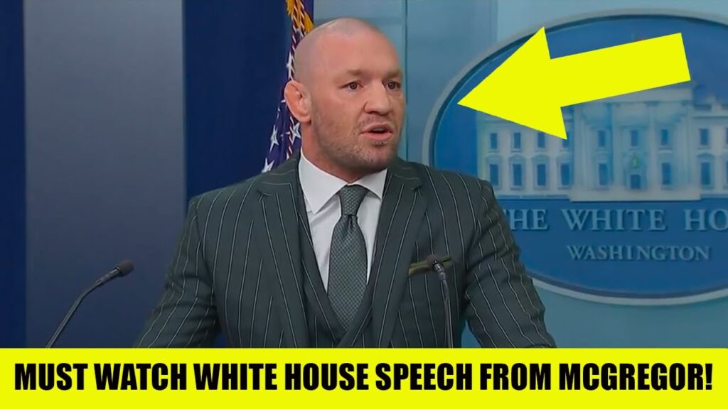 Conor McGregor EXPOSES Irish Government Over Illegal Immigration In EXPLOSIVE White House Speech!