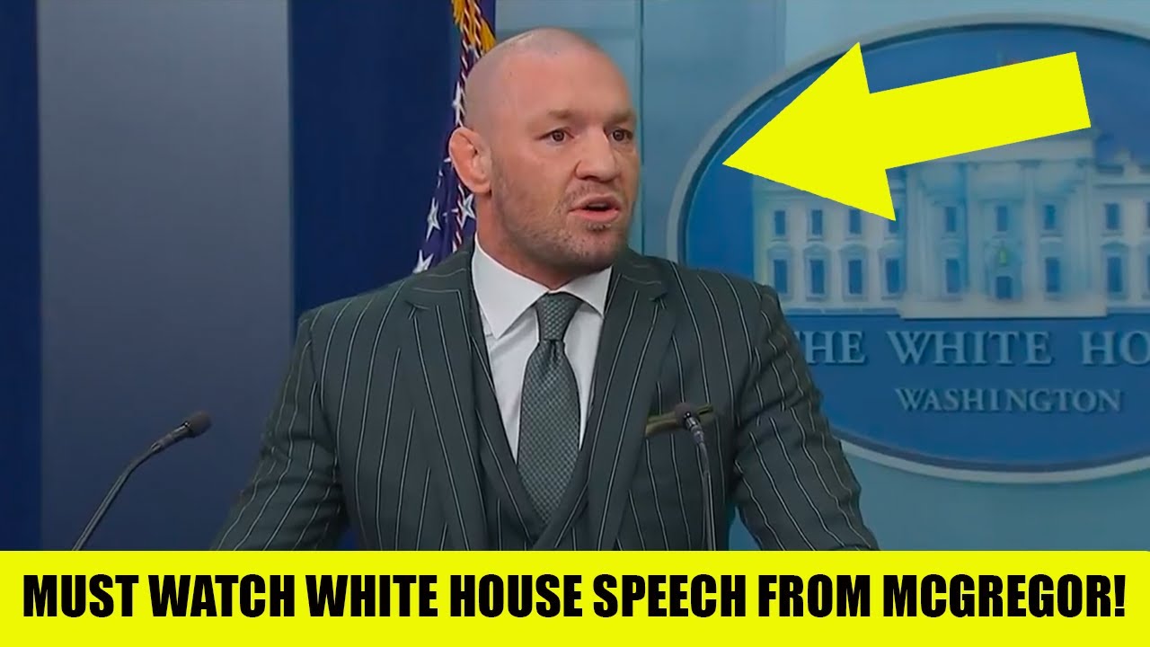 Conor McGregor EXPOSES Irish Government Over Illegal Immigration In EXPLOSIVE White House Speech!