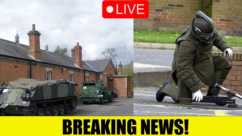 🚨 BREAKING – Knifeman RAMS Car In To Aldershot Army Barracks – Bomb Disposal Called!