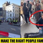 The Moment A Brave Man Tackles Down MASS Knife Attacker In Amsterdam!