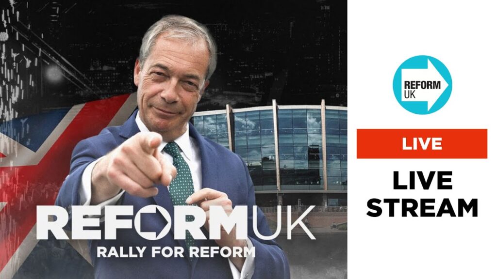 LIVE: Reform UK launches local election campaign in style. ⬇️