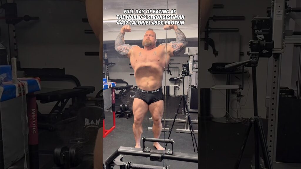 Eddie Hall | Full day of eating!!! Try the @dietai.app Use code BEAST 👈 Big Love, The Beast™️