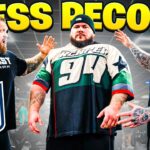 NFL BENCH PRESS RECORD! w/The Gym Reaper