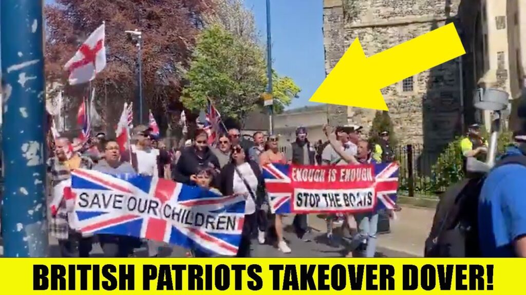 Thousands Of British Patriots Takeover DOVER In ‘Stop The Boats’ Protest!