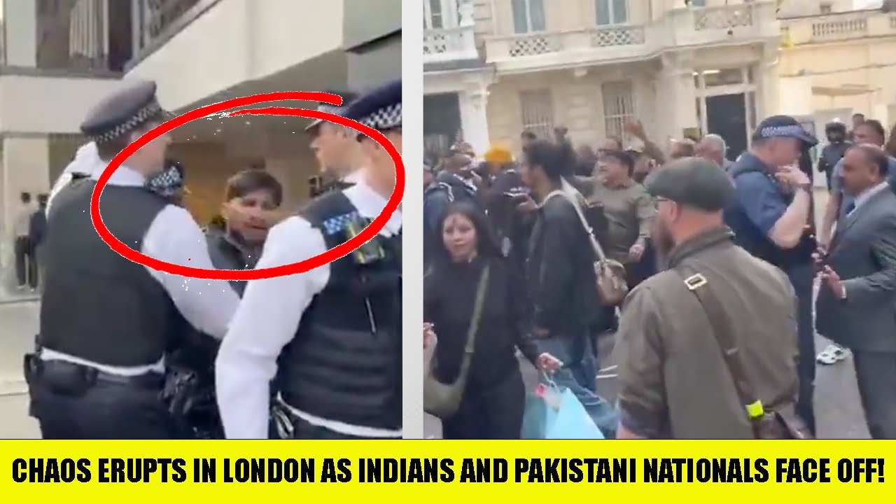 CHAOS Erupts In London As Pakistani & Indian Nationals CLASH – Arrests Made!