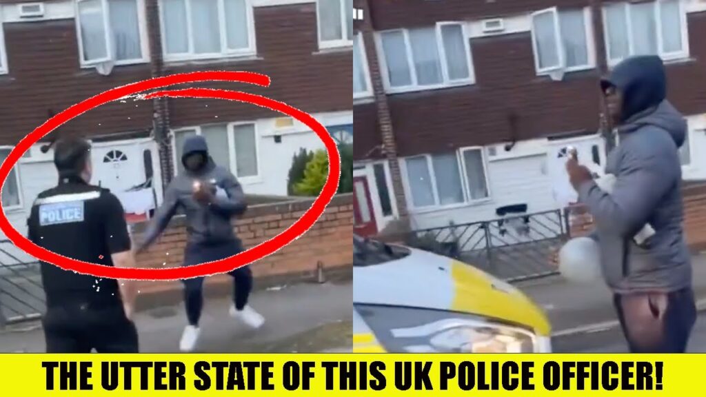 WATCH: UK Police Lose Control Of Thug In Lawless London!