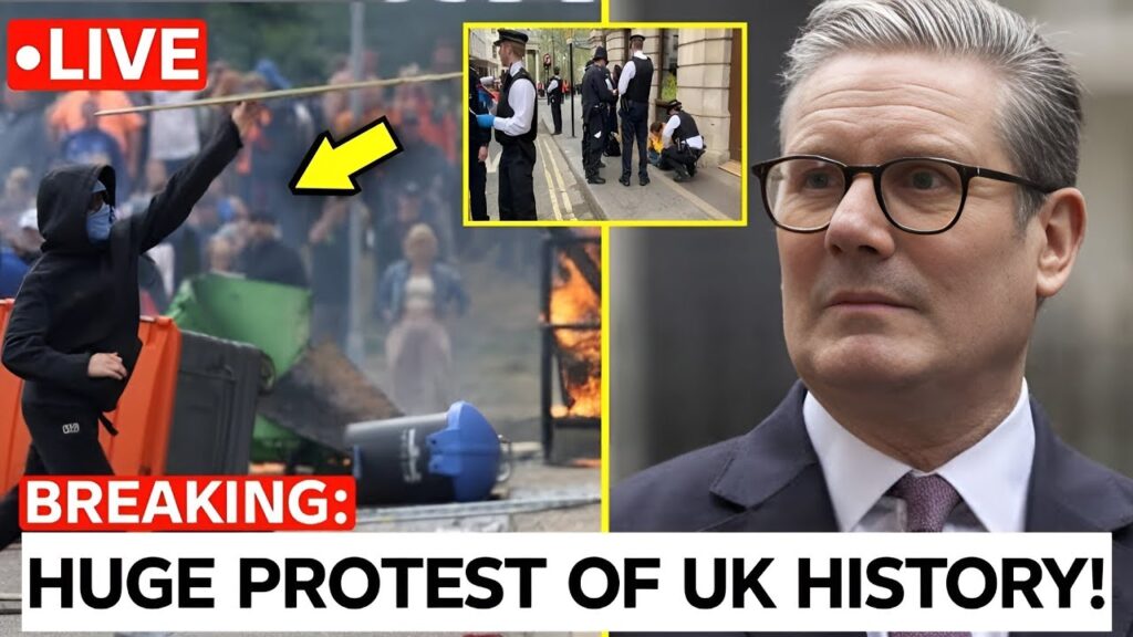 1 MINUTE AGO: Starmer RUNS as Britain ERUPTS in REVOLT – Reform SURGES, Labour COLLAPSES!
