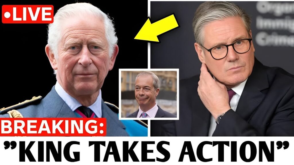 “1 MINUTE AGO: Keir Starmer FLIPS OUT as King Charles CROWNS Nigel Farage with POWER!”
