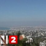 WATCH: View of Haifa skyline after Iranian missile barrage