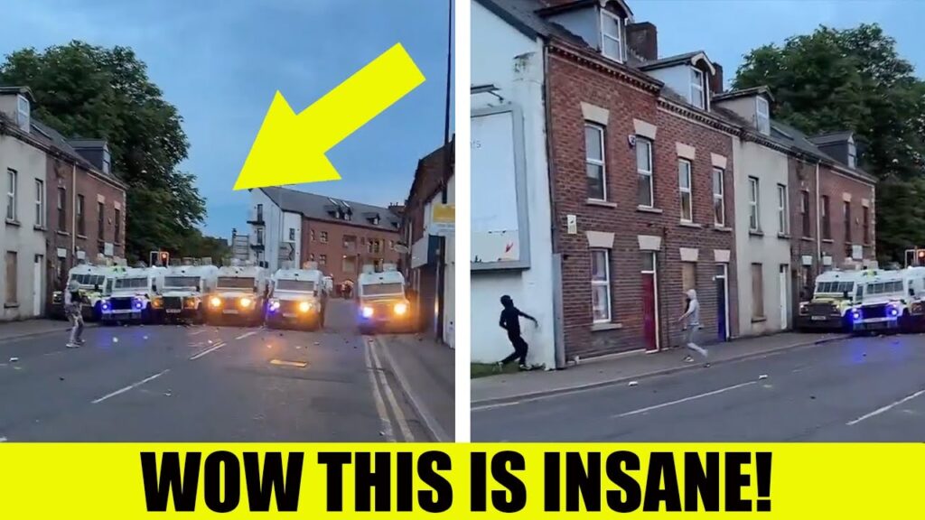 WATCH: Northern Irish Rioter Clashes With Police And Gets Shot THREE TIMES!