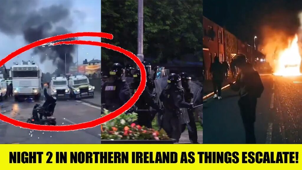 Northern Ireland Erupts AGAIN: Migrant Homes Targeted + Locals Petrol Bomb Police As Things Escalate